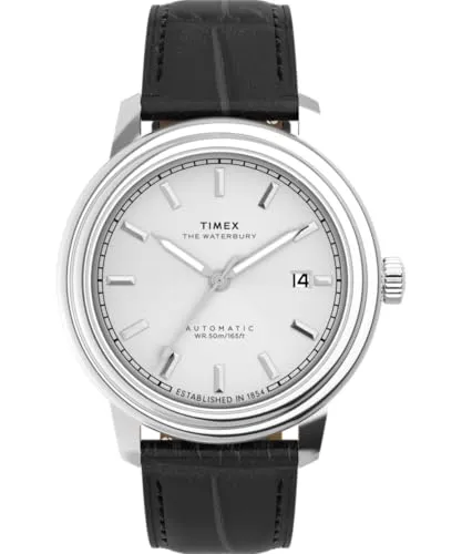 Produktbild Timex Herren Analog Automatisch Armbanduhr mit einem Lederband Waterbury Metropolitan