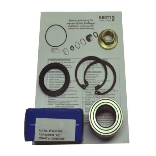 Radlagerset Knott wasserdicht 410250.002 - Karosserie & Fahrwerk, langlebiges und wasserdichtes Design für zuverlässige Leistung und hohe Sicherheit im Straßenverkehr