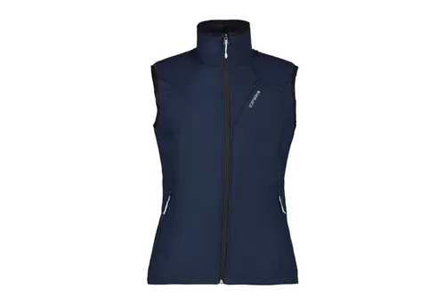 ICEPEAK Damen Weste BRUSH - Funktionsjacken: Wasserabweisende und winddichte Softshell-Weste für optimalen Schutz bei wechselhaftem Wetter und komfortablem Tragegefühl.