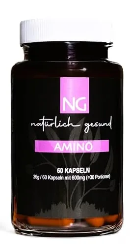 NG Amino I hochdosierte Kapseln – 6 essentielle Aminosäuren für Energie und Vitalität