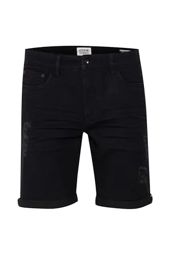 !SOLID SDNoyton Herren Jeans Shorts - Kurze Denim Hose mit Stretch, Größe XL, Farbe Black Denim - Herren-Shorts aus hochwertigem Denim mit Stretch-Anteil für optimalen Tragekomfort. Ideal für Sommerlooks in Schule, Uni oder Büro.