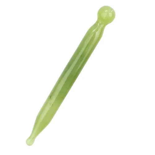 12.5cm Muskeltherapie-Massagestab, Harz Akupressurstift, Faszienstab | 1 Stück Massagehalz, Akupressur Stab, Massage Stift, für Massage Akupressur Schulter Rücken Bein Entspannung(Smaragdgrün)