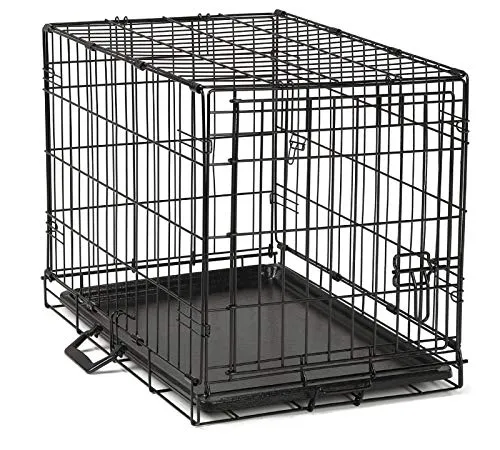 Petigi Faltbare Hundebox - Vielseitiger Transportkäfig für Haustiere - Praktische faltbare Hundebox für Hunde, Katzen und mehr. Mit herausziehbarer Bodenplatte für einfache Reinigung und zwei Zugangsmöglichkeiten. Ideal für Zuhause oder unterwegs, leicht zu verstauen.