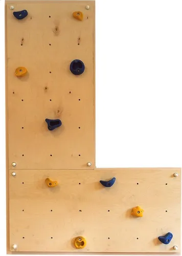 Gartenpirat Kletterwand Indoor mit bunten Klettersteinen - Indoor Kletterwand für Kinder, individuell anpassbar mit bunten Klettersteinen. Ideal für Bewegung und Spaß im Kinderzimmer oder Keller, inklusive Montagematerial.