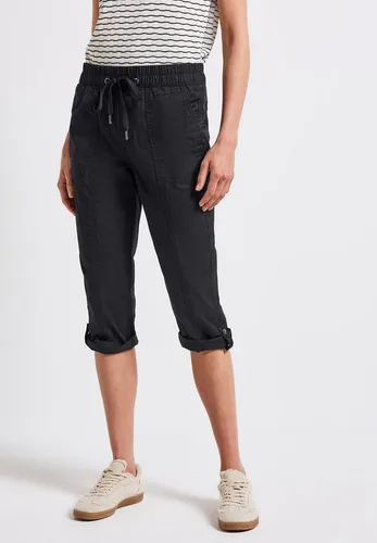 STREET ONE 3/4-Hose Middle Waist in schwarz von Street One