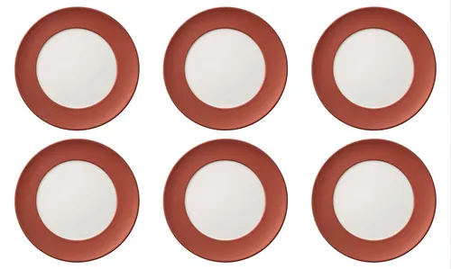 Villeroy & Boch Manufacture Glow Gourmetteller 6er Set in schwarz von VILLEROY & BOCH AG