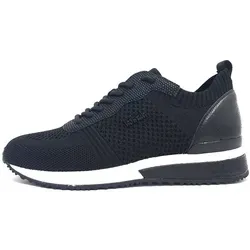 La Strada Damenschuhe sportlicher Schnürer Schwarz - Freizeit Sneaker in Größe 37 EU - Damen-Sneaker in Schwarz, ideal für Freizeitaktivitäten, bieten hohen Tragekomfort und sportliches Design.