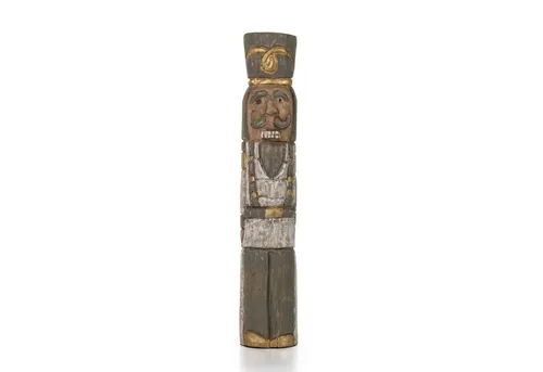 Moritz Skulptur Nussknacker Holzfigur 43,5 cm aus Mangoholz, kunstvoll geschnitzt, Holz, Tischdeko, Fensterdeko, Wanddeko, Holzdeko, Weihnachtsdeko