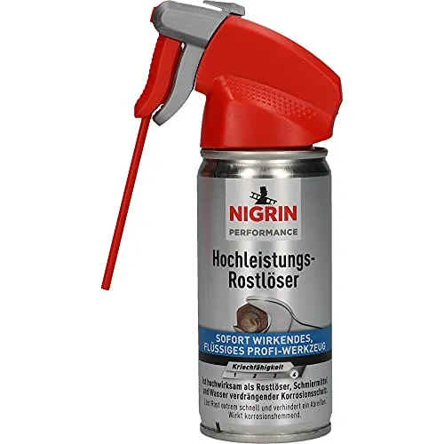 Nigrin Hochleistungs-Rostlöser Hybrid 100ml - Rostentferner für effektive Rostlösung, schützt Oberflächen und ermöglicht eine einfache Anwendung.