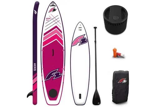 F2 AXXIS SMART Damen SUP-Board 354cm mit E-Pumpe – Aufblasbar und Praktisch - Entdecken Sie das F2 AXXIS SMART SUP-Board für Damen in Pink. Mit integriertem Stauraum und leistungsstarker Elektropumpe für müheloses Aufpumpen bietet es perfekten Komfort und Funktionalität für Ihr Wasserabenteuer.