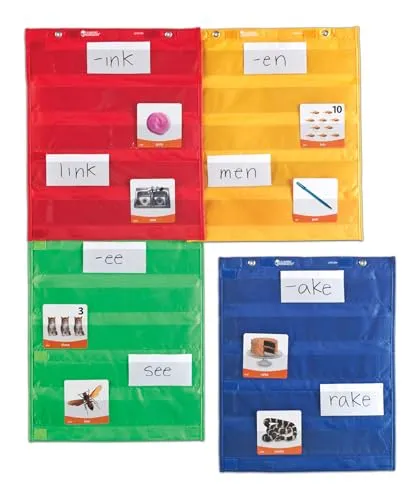 Learning Resources Magnetische Organiser-Vierecke Set in weiß von Learning Resources