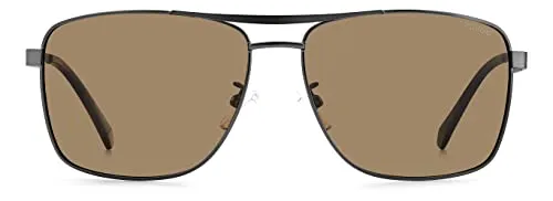 Polaroid Pld 2136/g/s/x R80/SP MT DARK RUTH Sunglasses Men's Steel, Standard, 61