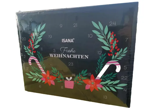 Isana Damen-Adventskalender 2025 - Adventskalender für Damen mit 24 tollen Beauty-Überraschungen, perfekt für die Vorweihnachtszeit und eine schöne Möglichkeit, sich selbst zu verwöhnen.