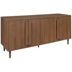 Sweeek Vintage-Sideboard im Holzlook mit 4 Türen – 160 cm von SWEEEK