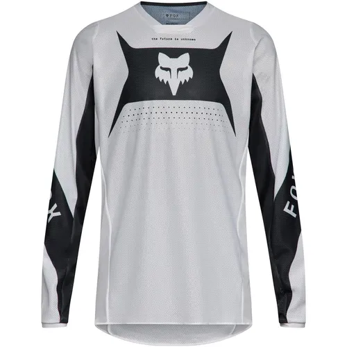 FOX 180 Air Taper Motocross Jersey, schwarz-weiss, Größe 2XL für Männer