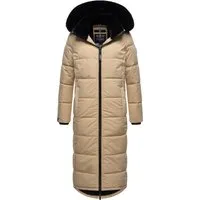 Navahoo Damen Wintermantel B990 - Abnehmbare Kapuze & Teddyfell, Lange Funktionsjacke für kalte Tage - Funktionsjacken: Hochwertiger Wintermantel mit abnehmbarer Kapuze und kuscheligem Teddyfell für optimalen Schutz bei Kälte und Wind.