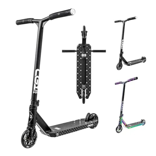 CORE CG1 Mini-Stunt-Scooter – Stunt-Scooter für Kinder ab 6 Jahren, Anfänger bis Fortgeschrittene Tricks Freestyle mit 110 mm Rädern – Pro Scooter für Jugendliche & Kinder – Schwarz