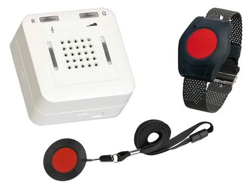 Eldat Eldat Hausnotruf RS16 Alarmsirene (Funkreichweite im freien Feld 100 Meter)