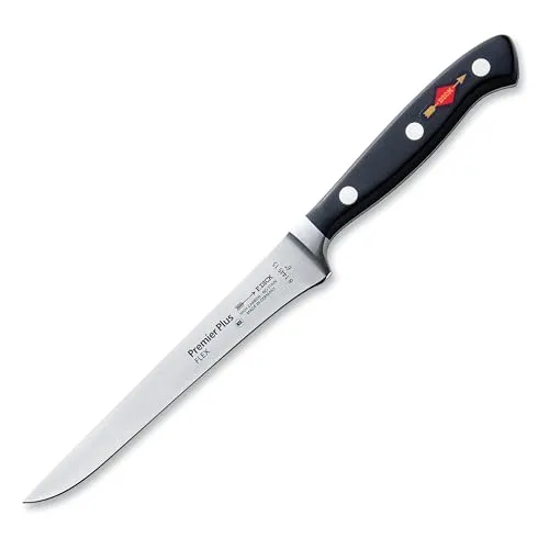 Dick Premier Plus Ausbeinmesser 81445152 - 15 cm Klingenlänge - Küchenmesser mit dünner, steifer Klinge für exakte Schnitte. Ergonomischer Griff und Vollkropf bieten Sicherheit und Komfort. Made in Germany, ideal für präzises Arbeiten in der Küche.