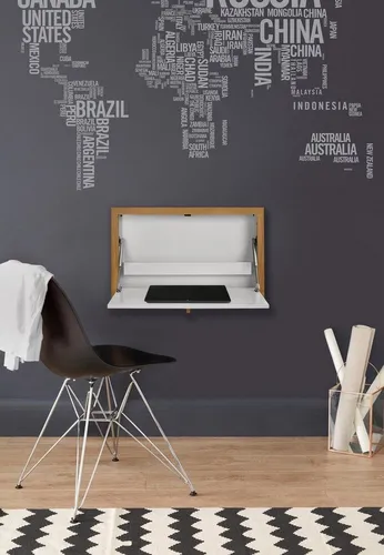 Woodman Klapptisch aus massiver Eiche - Klapptisch für Wohnzimmer und Esszimmer, aus hochwertiger massiver Eiche, aufklappbar für flexible Nutzung und platzsparende Aufbewahrung.