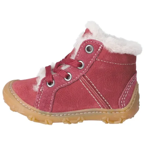 Ricosta Elia Schnürstiefel Rot - Stiefeletten aus hochwertigem Leder, ideal für den Alltag mit hervorragender Qualität und warmem Innenfutter für glückliche Kinderfüße.