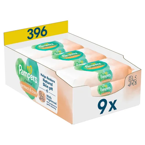 Pampers Feuchte Tücher Harmonie Calendula 9x Babyfeuchttücher