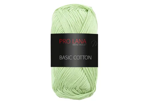 Pro Lana Pro Lana BASIC COTTON Baumwollgarn 50 g Häkelwolle, 125 m (Perfektes Baumwoll-Garn für leichte Pullover, Mützen und Accessoires), 50 g