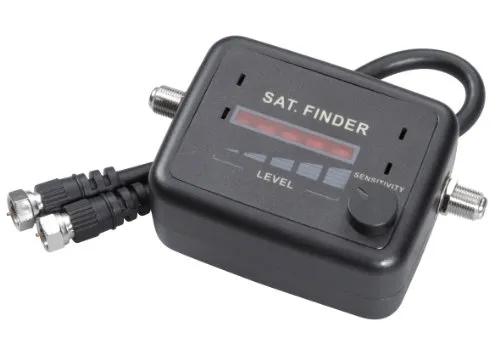 Vivanco Satellite Finder (optische und akustische Anzeige, Empfindlichkeitsregler)
