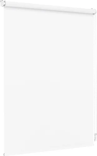 JALOUSIESCOUT Standard Rollo mit Klemmmontage / Lichtdurchlässig, 45 x 100 cm, weiß
