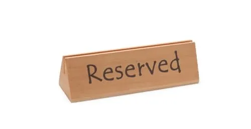 HENDI Tischschild, reserved