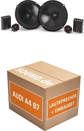 JBL Stage3 607CF Einbaupaket für Audi A4 B7 (2004-2008) - Komplettset für den Lautsprechereinbau im Audi A4 B7: 2x Tief-Mitteltöner, 2x Hochtöner und Zubehör für einfachen Austausch. Genießen Sie erstklassigen Sound in Ihrem Fahrzeug!