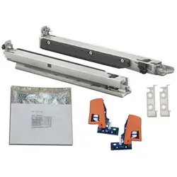 BLUM MOVENTO BLUMOTION S 760H Schubladenschienen, 1 Paar inkl. Kupplung und Montagezubehör-Set - 450 mm Auszug