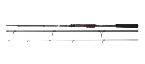 DAIWA Ninja Mobile Spin 2.45m - Hochwertige Reiserute - Angelruten für Süßwasserangeln, 2.45m lang mit 8 Rutenringen. Ausgestattet mit einem hochwertigen EVA Griff und Seaguide® Titanium-Oxyd Ringen für optimale Leistung.