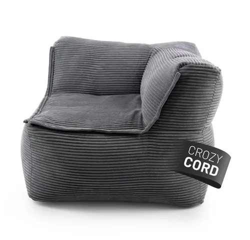 Lumaland Sitzsack-Sofa Modular Cord - Wasserfester Sessel - Sitzsäcke, wasserfest und mit abnehmbarem, waschbarem Bezug, ideal für gemütliche Ecken und erweiterbar für mehr Platz.