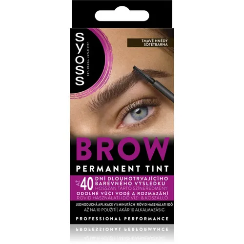 Syoss Brow Tint Augenbrauenfarbe Dark Brown 10 ml