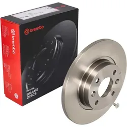 BREMBO Bremsscheibe für RENAULT, DACIA, SMART 08.A268.10 - Bremsscheiben für Vorderachse, mit ABS-Kompatibilität, langlebig und zuverlässig für sicheres Fahren ab 11/2003.