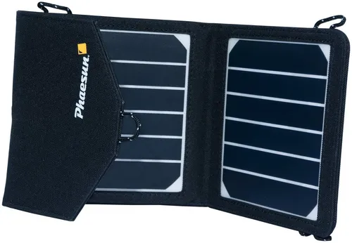 Phaesun Trek King Solarladegerät - Solar-Ladegerät mit 2x3,5 W Leistung, ideal für unterwegs. Perfekt zum Laden von USB-Geräten, umweltfreundlich und unabhängig von Stromquellen.