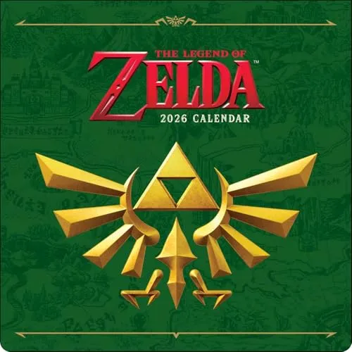 Legend of Zelda 2026 Wall Calendar