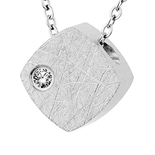 Ernstes Design Anhänger Brillant 0.02 ct. AN897 Edelstahl von Ernstes Design