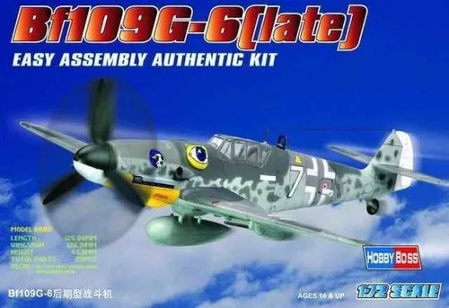 Hobby Boss 80226 Messerschmitt Bf109 G-6 (late) in 1:72 Bausatz Neu OVP