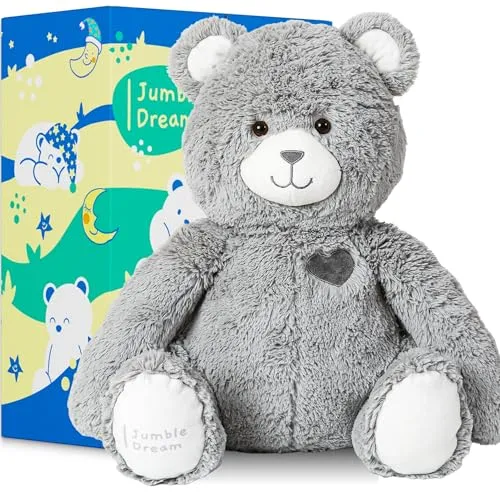Jumble Bear 1.8kg Weighted Stuffed Animal Bear Toy