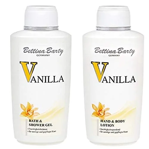 Bettina Barty Duschpflege Vanilla Bath & Shower Gel 500 ml & Körperlotion 500 ml