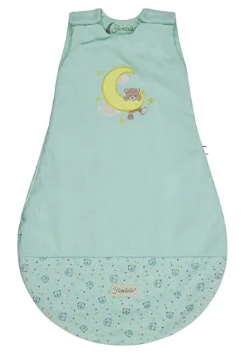Sterntaler Babyschlafsack Bär Bo 44 cm – Mintgrün - Sicherer Schlafkomfort für Neugeborene: Der Sterntaler Babyschlafsack Bär Bo (44 cm) in mintgrün bietet mit 1,5 TOG ein ausgewogenes Schlafklima. Mit hochwertigem Polycotton und praktischem Zwei-Wege-Reißverschluss für einfaches Wickeln.