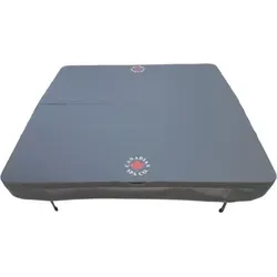 CANADIAN SPA CO. Poolabdeckung eckig 228x228 cm - grau - Robuste Isolierabdeckung für Hot Tub, wasserdicht und UV-beständig, bietet optimalen Schutz und effiziente Wärmedämmung.