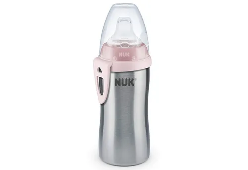 NUK Active Cup Edelstahl 215ml mit Trinktülle