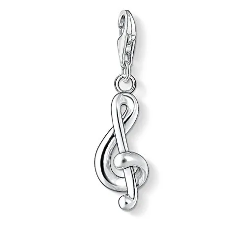 THOMAS SABO Charm-Einhänger Notenschlüssel - Entdecken Sie den eleganten Charm-Einhänger in Notenschlüssel-Optik, der Ihre Persönlichkeit unterstreicht und Ihrer Schmuckkollektion einen kreativen Akzent verleiht.