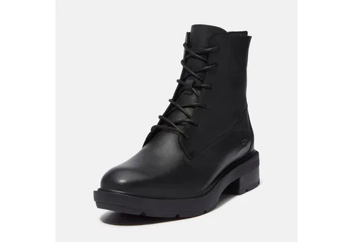 Timberland Womens Mid Lace UP Boot - Wasserdichter Schnürboot für Damen - Wanderschuhe mit umweltfreundlichem ReBOTL-Futter aus recyceltem Kunststoff und OrthoLite-Impressions-Fußbett für optimalen Komfort.