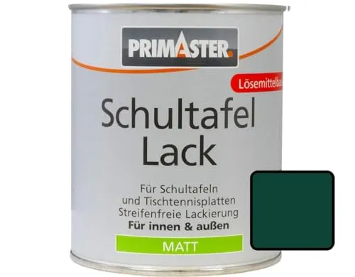Primaster Schultafellack 750ml Moosgrün Matt Tafellack Tafelfarbe Schultafel