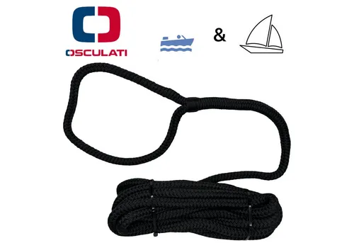 Osculati Motorboot Osculati Festmacherleine mit Auge Boot Klampen Anlege Mooring Seil, verschiedene Längen