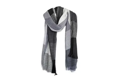 COFI 1453 Modeschal XXL Kuschelschal im Karomuster 220x70 cm - extra Weich & Wärmend